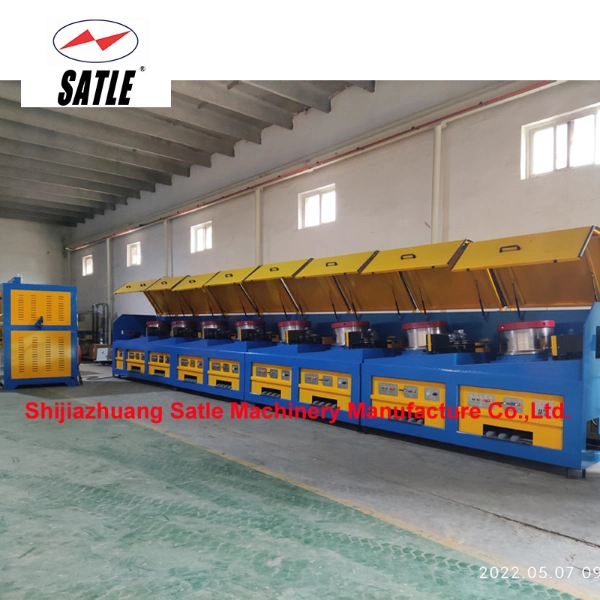 Automatic Speed Adjustable Straight Line Wire Drawing Machine
