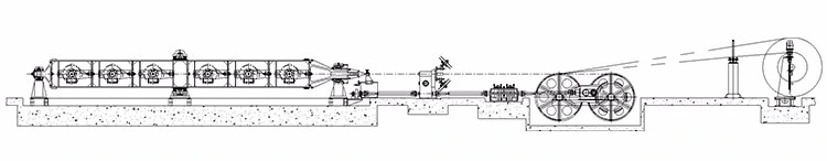 Circular Sector Pneumatic Clamping Galvanize Wire Spooling Machine