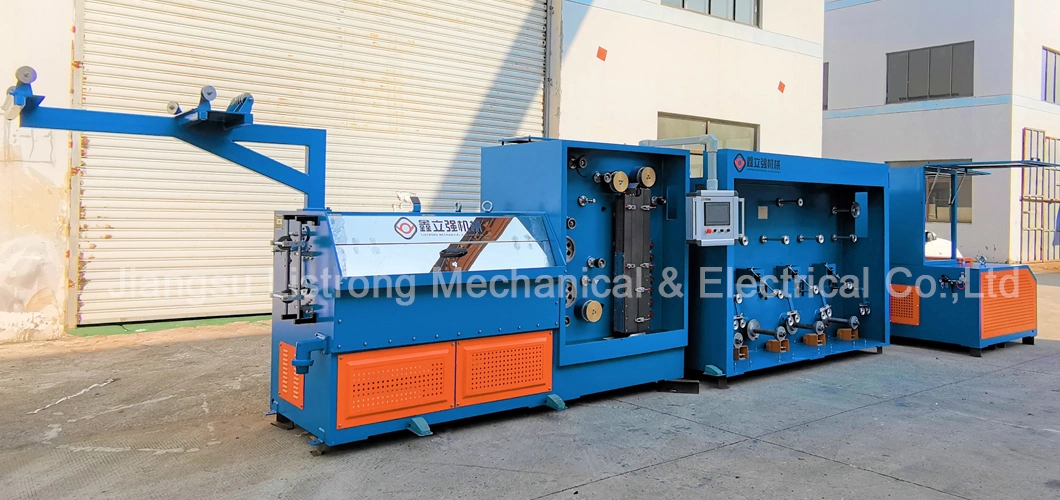 Listrong 0.15-0.5mm Copper Wire Fine Wire Drawing Machine with Continuous Annealing