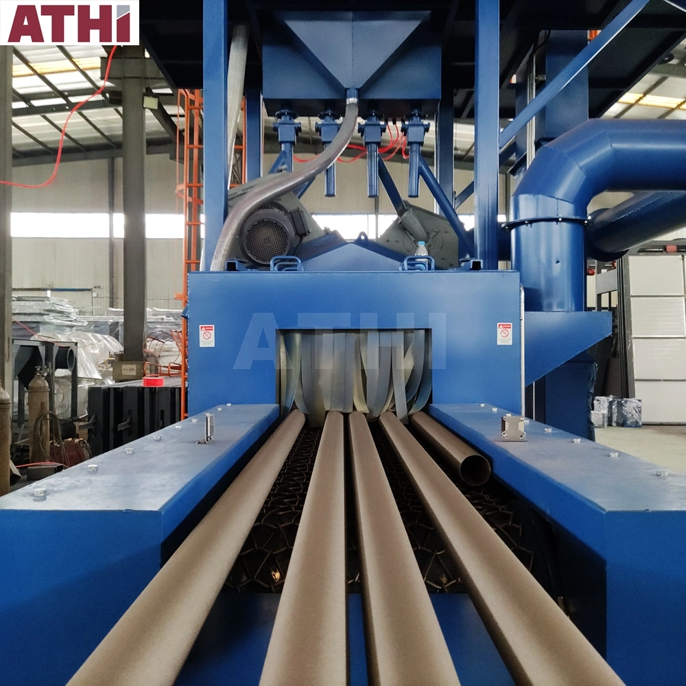 Athi Wire Mesh Belt Shot Blasting Machine Qwd1000