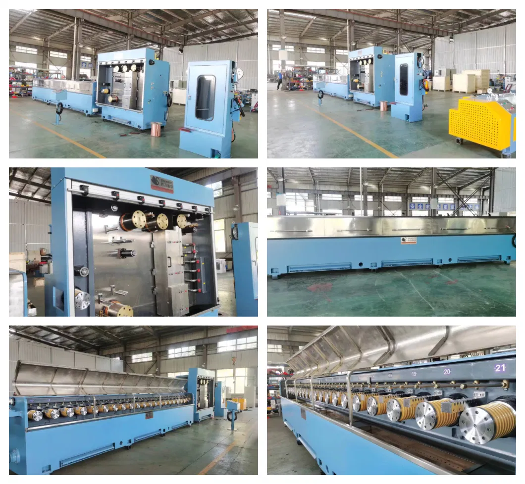 8 Heads 22 Dies Multi Copper Wire Drawing Machine with Annealing Machine/22D Multi Wire Drawing Machine