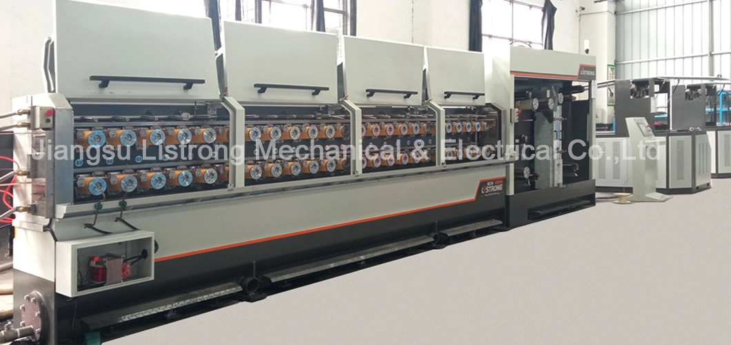 Listrong 0.1-0.4mm Fine Bare Copper Multi Wire Drawing Machine with Continuous Annealing