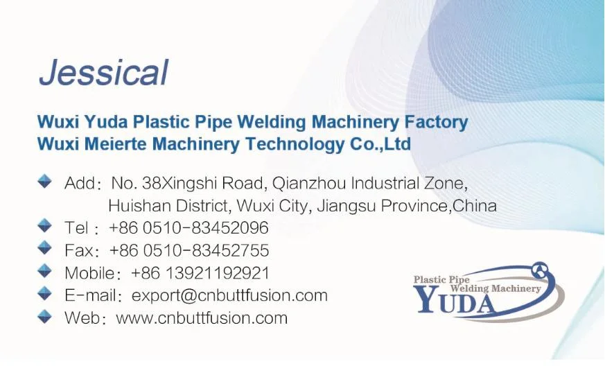 HDPE Polyethylene Pipe Fusion Machines for Plastic Welding