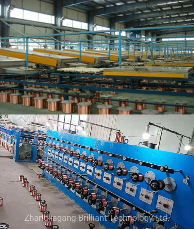 40 Wires High Speed Copper Wire Annealing and Tin-Coating Furnace
