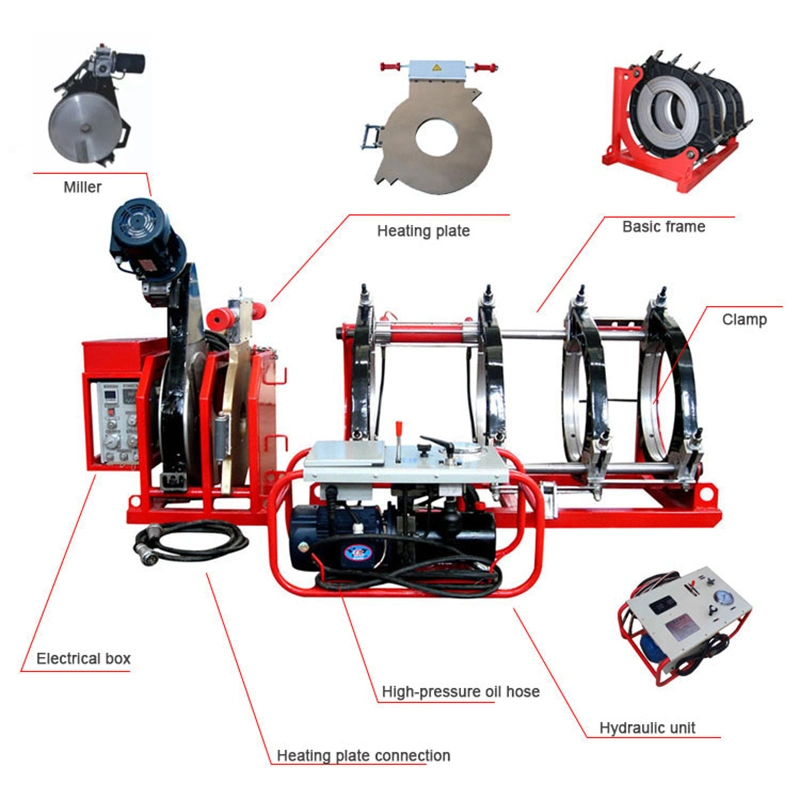 90-315mm HDPE Pipe Joint Machine Price Plastic Pipe PPR Welding Machine Automatic Butt Fusion Welding Machine