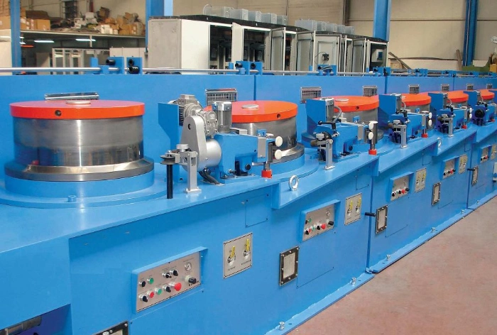 Copper Aluminum Glavanized Steel Straight Line Continuous Wire Drawing Machine