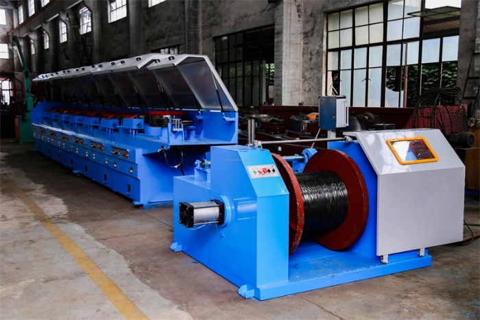 Copper Aluminum Glavanized Steel Straight Line Continuous Wire Drawing Machine