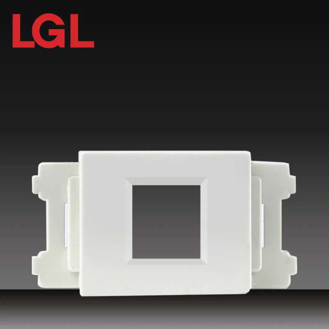 High Quality PC Material Wall Switch RJ45 Fixing Frame (H120-35)