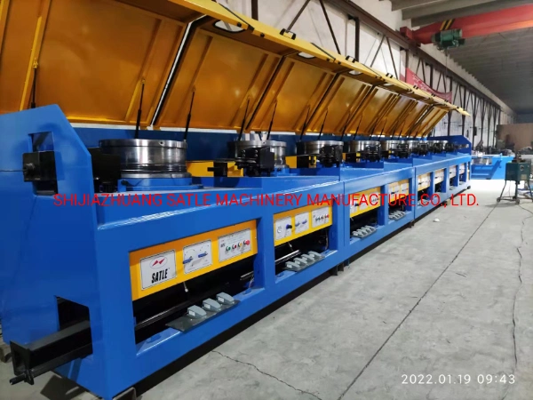 9 Pass Stage Straight Line Wire Drawing Machine