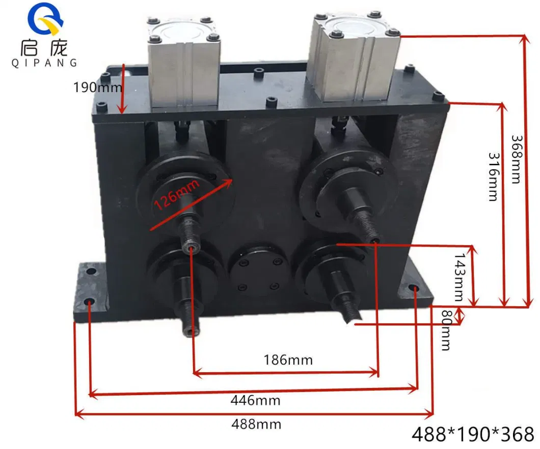 Two Group Traction Feeder Motor Straightened Traction Straightening Feeder Machine