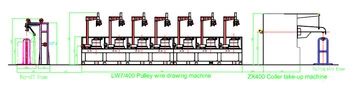 Oto Type Wire Drawing Machine