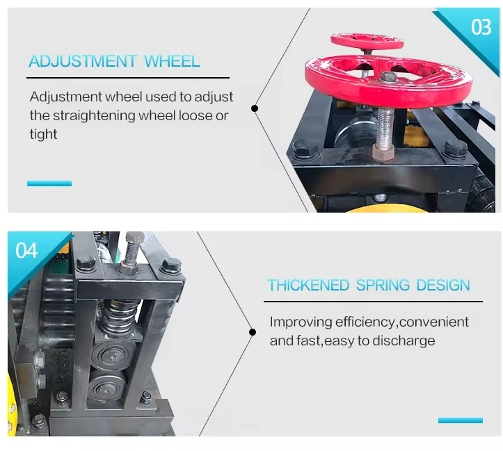 6-25mm Used Rebar Straightening Machine 25mm Scrap Steel Bar Rebar Rod Straightening Machine for Sale