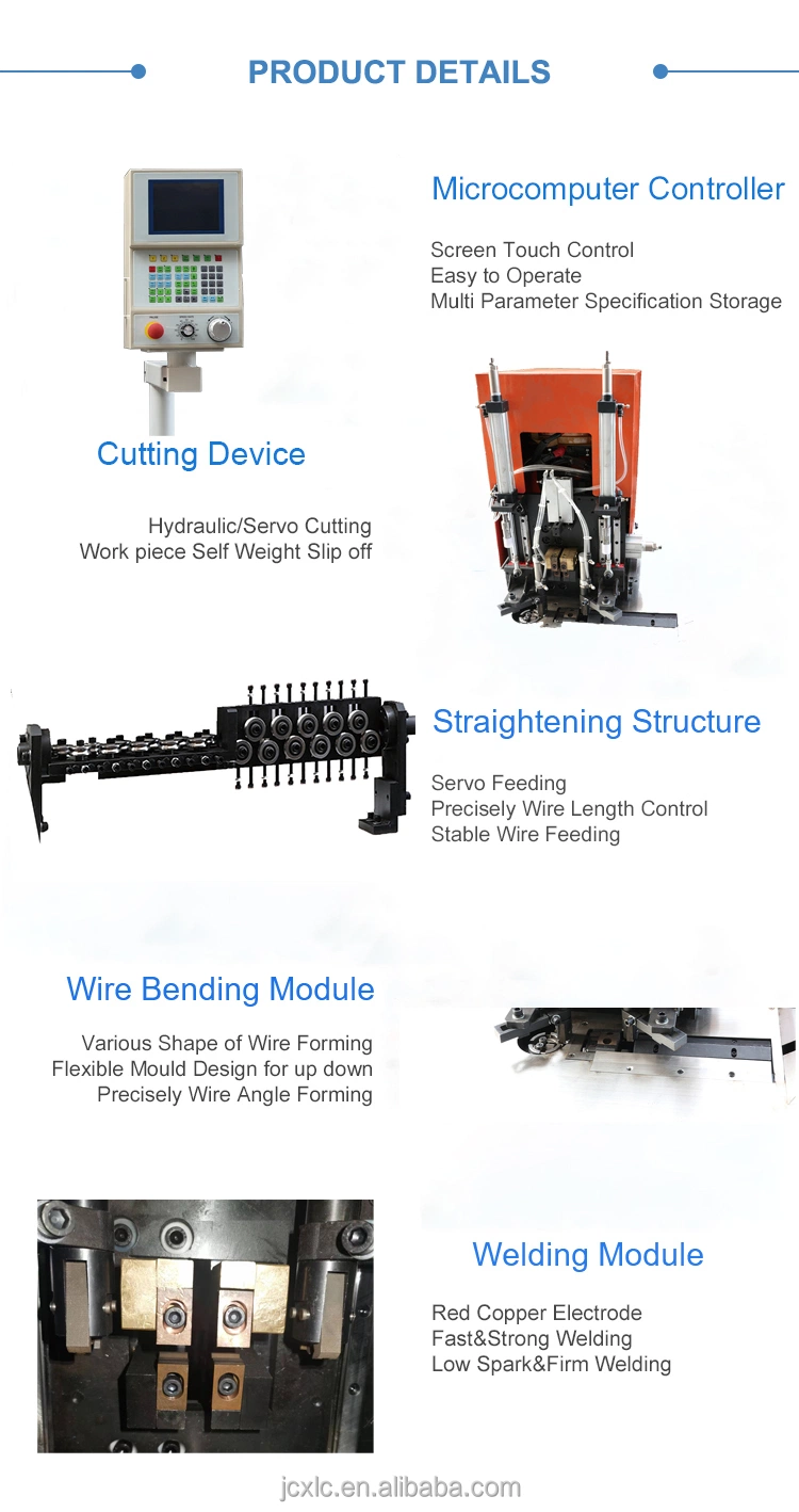 High Quality 2-6 Bending Frame Butt Welding Machine Wire 2D Bending Machine