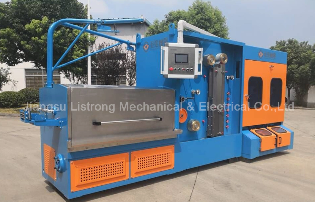 Listrong 0.19-0.5mm Copper Wet Wire Cable USB Drawing Machine Manufacturing System