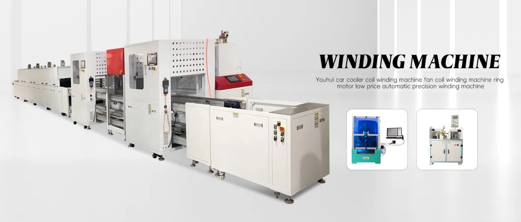Youhui Automatic Coil Winder Toroidal Coil Winding Rectangular Oval Edge Flat Copper Wire Air Coil Winding Machine