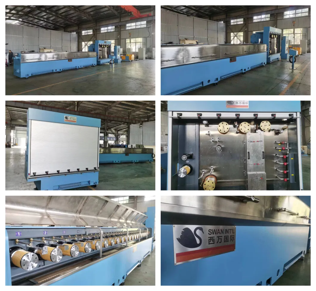 8 Heads 22 Dies Multi Copper Wire Drawing Machine with Annealing Machine/22D Multi Wire Drawing Machine