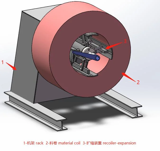 Hydraulic Decoiler Machine 10t Hydraulic Decoiler in China Uncoiler for Roll Forming Machine