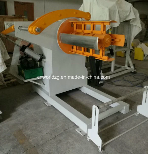 Coil Sheet Uncoiler with Motor and Optional Hydraulic Trolley