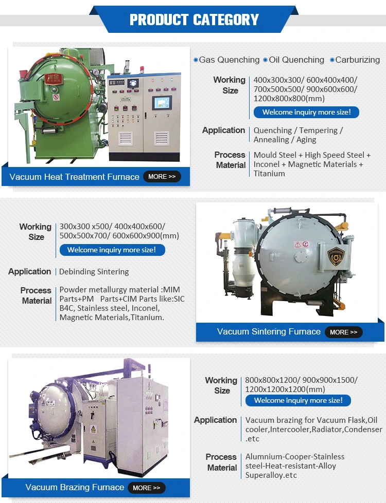 Vacuum Furnace for Vacuum Hardening Tempering Annealing etc