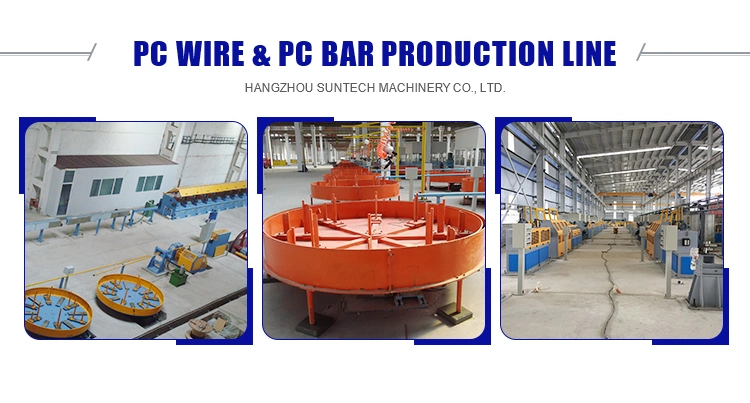 Suntech Prestressed PC Low Relaxation Lrpc Indenting Steel Wire Production Line / Machines