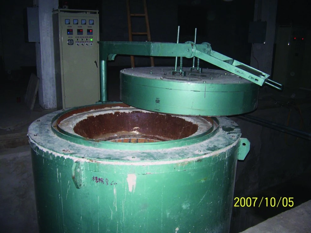 Industrial Electric Vertical Pit Batch Type Nitriding Resistance Annealing Furnace for Metal