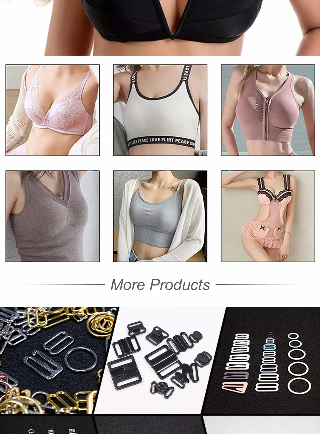 Customized Size Color POM Underwear Wires Pre-Coated High Carbon Steel Metal Bra Underwire