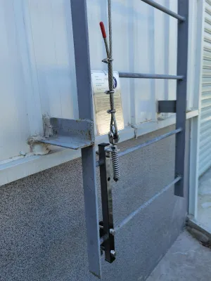 Protección contra caídas cable de escalera personal Rescate de cuerda protector contra caídas retráctil