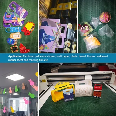 Máquina de troquelado y plegado completo/Kiss-Cut pegatinas autoadhesivas Etiqueta de cartón para el trefilado y material de PVC delgado