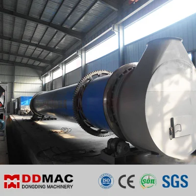 Equipo de secado de tambor rotatorio industrial para minerales, mineral de hierro, arena de sílice, residuos de alimentación, estiércol de pollo, carbón, lodo, escoria, biomasa, secadora rotativa industrial.