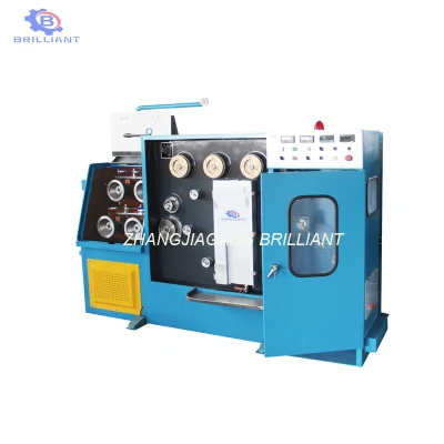 Máquina de dibujo de alambre vertical fino de alta calidad para alambre de cable Fabricación de máquina