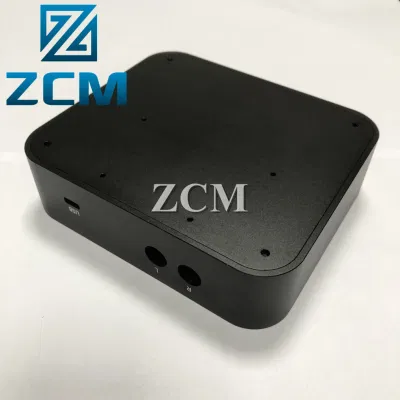 Personalizar el negro anodizado duro disco duro grabador de amplificador de CNC de aluminio TV cuadro Proyecto