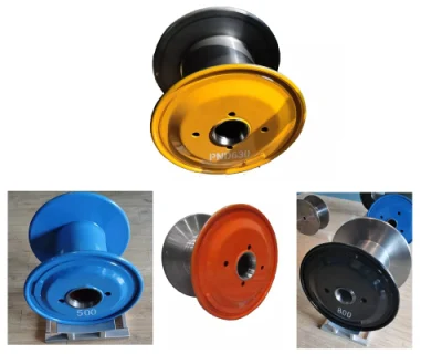 2024 Shanghai Alta precisión dimensional brida de acero Bobbin proceso Carrete de bobina de carrete de tambor