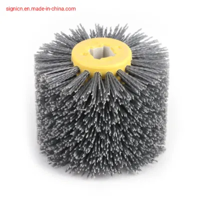 Tambor de cable abrasivos Cepillos de pulido Brunishing ruedas ruedas para muebles de madera pulido pulido dibujo rayado