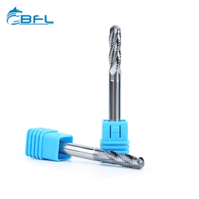 Bfl carburo cementado 4 Flautas desbastado punta esférica CNC Fresa Fresa áspero