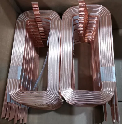 El motor de arranque del bobinado polo de la banda de cobre de la máquina de enrollamiento