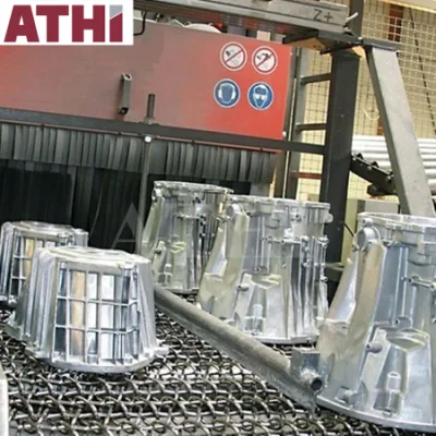 Correa de malla de alambre Granallado Granallado de arena de la máquina la máquina