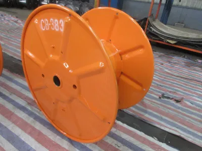 2024 Shanghai Alta precisión dimensional brida de acero Bobbin proceso Carrete de bobina de carrete de tambor