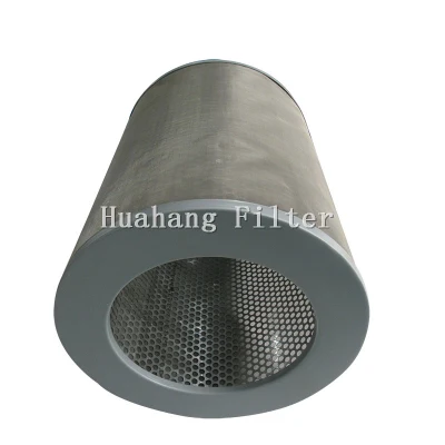 Personalizar el cilindro de malla de alambre de metal cartucho de filtro de aire del colector de polvo para el granallado máquina
