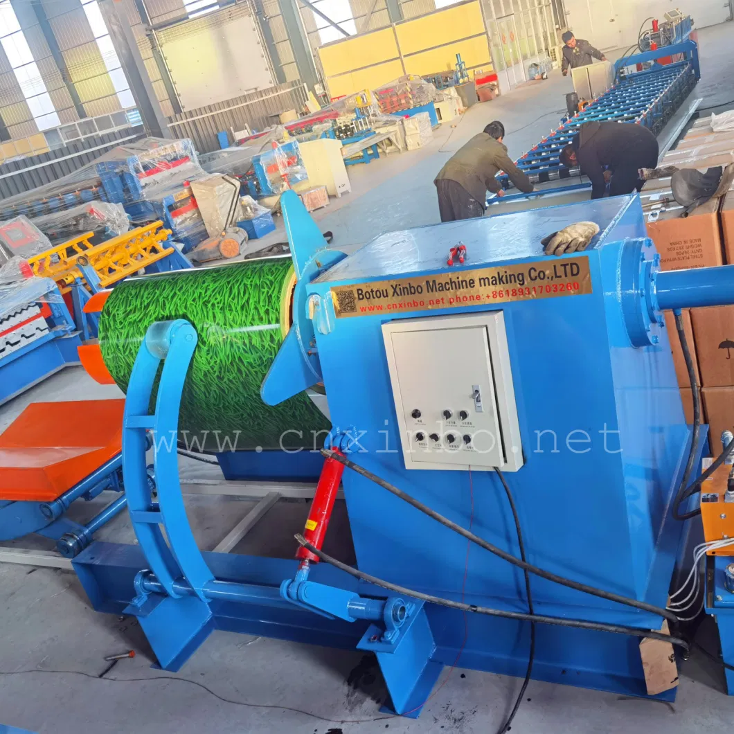 Reliable Work 5t Hydraulic Decoiler with Loading Car