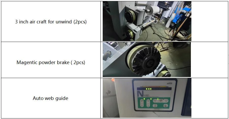 4color Economic Flexo Printing Machine with Two Unwinding Part