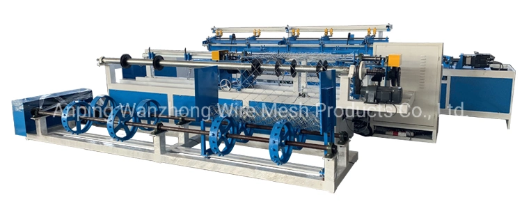 Full Automatic Gi Wire Diamond Mesh Chain Link Fence Machine