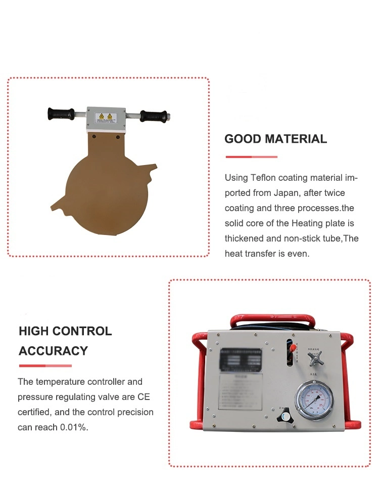 Butt Fusion HDPE Pipe Welder for Plastic Pipe Connected