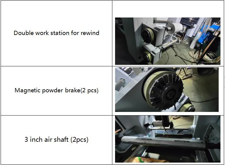 4color Economic Flexo Printing Machine with Two Unwinding Part