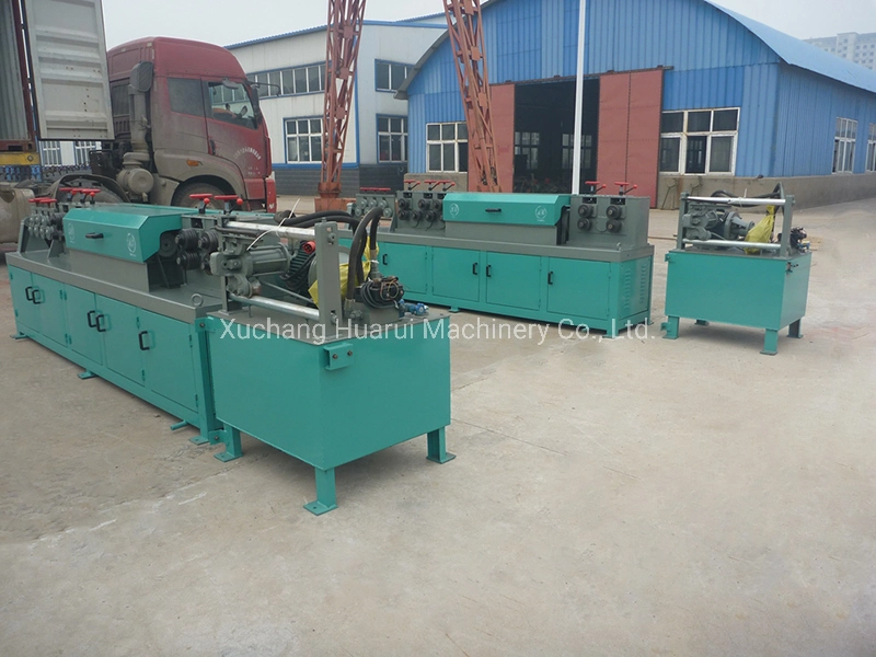 Automatic CNC Double Traction Steel Wire Straightening and Cutting Machine Hydraulic Rebar Straightening Cutter Machine