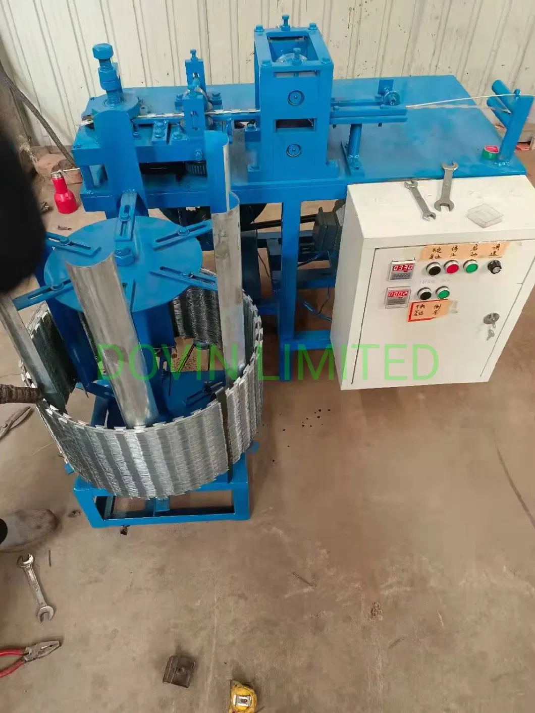 Gi or Staineless Steel Wire Razor Blade Barbed Wire Making Machine