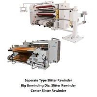 Advanced Plastic Film Slitter Rewinder Machine with Unwinding Unit.