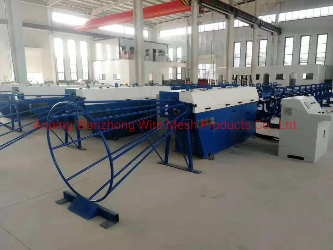 High Speed Galvanized Low Carbon Deformed Rebar Iron Wire Straightening and Cutting Machine