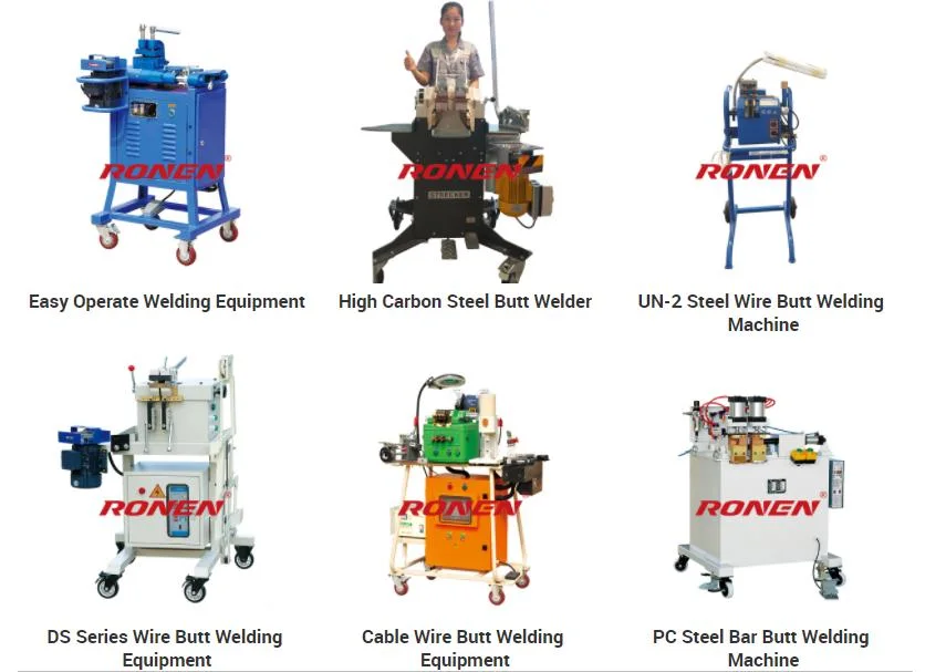 Adjustable Annealing Distance Welding Diameter 0.2mm-2.0mm Steel Cord Wire Butt Welding Machine