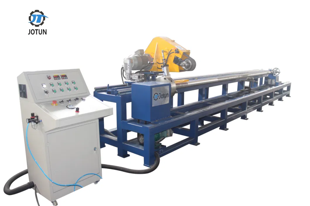 Automatic Professional Factory Supply Abrasive Belt Steel Hydraulic Cylinder Polishing Machine Round Pipe Polisher