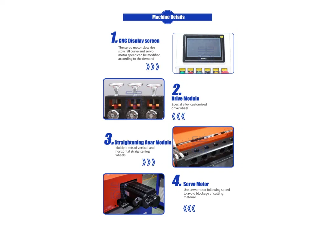 Fast Speed Steel Bar Metal Wire Straightening Machinery